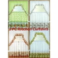 thumbnail image 2 of Empire Home Fashion Kitchen Sheer Rod Pocket Chef Curtains & Valance 60"x36" 2 Panels, 2 of 2