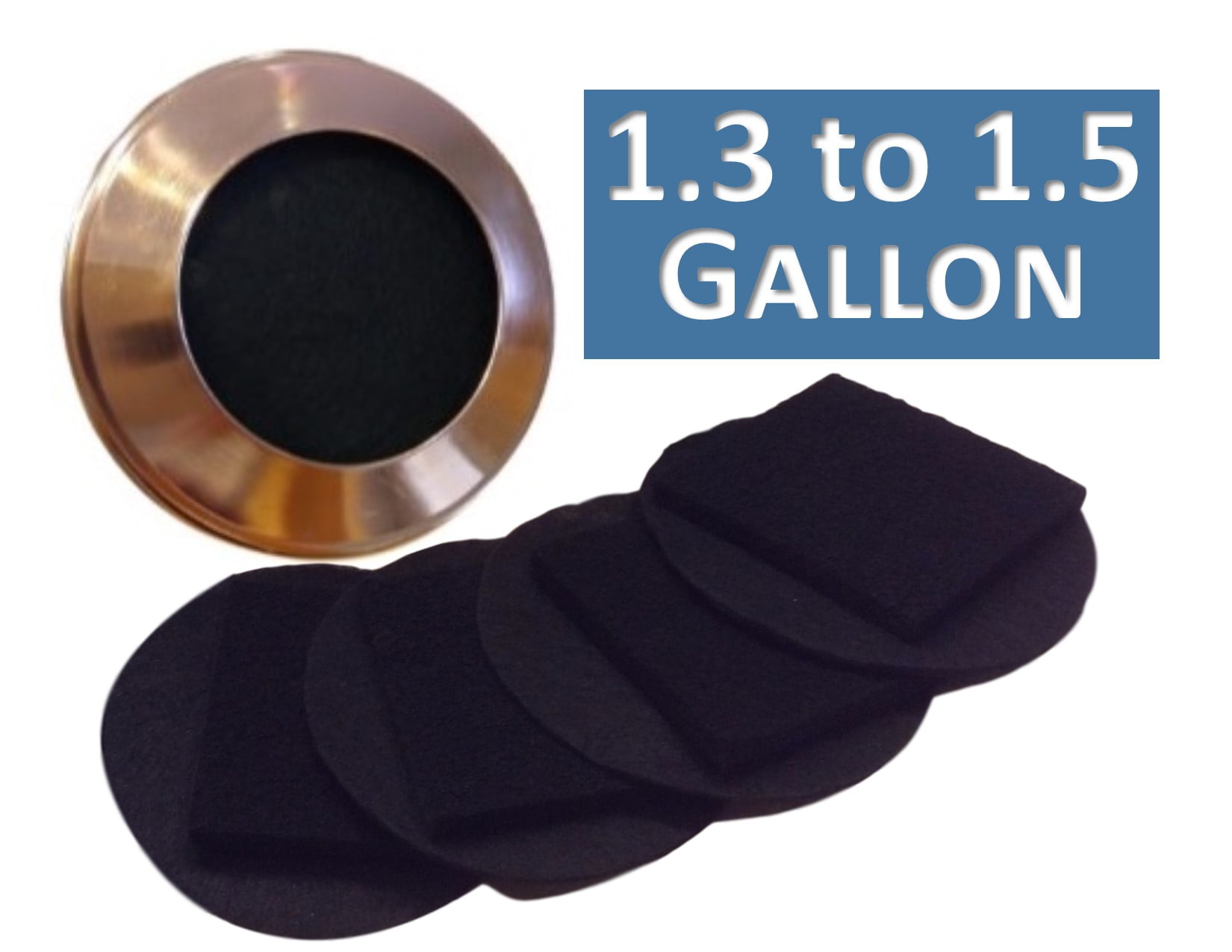 Gardenatomy Compost Pail Bucket Replacement Filters Fits Gardenatomy