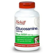 Schiff Glucosamine 1500mg + MSM 1500mg, Coated Tablets 150.0 ea(pack of 1)