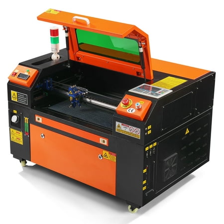 KFFKFF 50W CO2 Laser Etching Tool, 12 x 20 inches, 19.7 IPS Laser Slicing Device with Dual Direction Air Support, Syncs with LightBurn, CorelDRAW, AutoCAD, Windows, Mac OS, Linux
