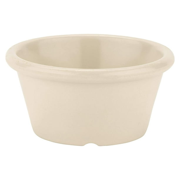 G.E.T. S660IV BreakResistant Smooth Ramekin, 6 Ounce, Ivory (Set of