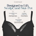 thumbnail image 2 of Dominique Tessa Full Figure Lace Support Bra #7400 – 3-Part Cup Everyday Bra with Lift, Shape & Comfort - Lingerie for Women, 2 of 6