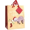American Crafts 349254 Sloth Gift Bag, Multicolor