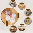 thumbnail image 2 of maytalsory Silicone Chair Leg Caps Feet Cover Pads Protectors Brown Round, 2 of 9