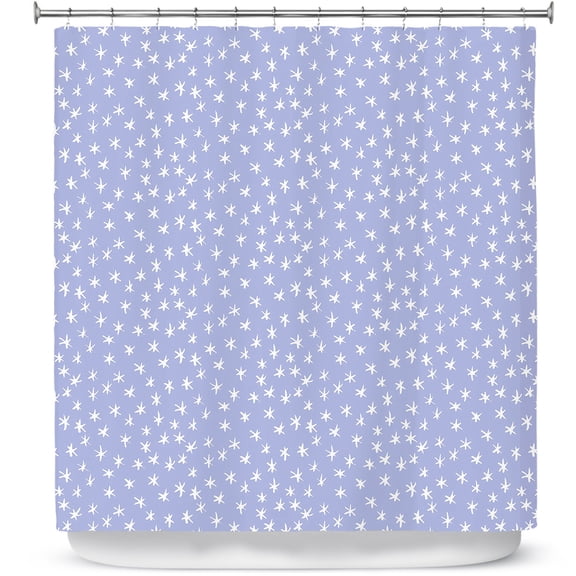 Shower Curtains 70" x 73" from DiaNoche Designs by Metka Hiti - Weather Report Snow