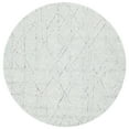 thumbnail image 4 of SAFAVIEH Micro-Loop Lowell Diamond Area Rug, Ivory/Light Blue, 4' x 6', 4 of 10