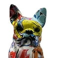 thumbnail image 3 of Graffiti Multicolor arte francés estatua estatuilla resina escultura Animal Simple creativo para el hogar interior jardín decoración ornamento Soledad estatua de grafiti, 3 of 8