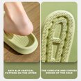 thumbnail image 3 of 1 pair Pillow Slippers for Women Non Slip Quick Drying Shower Slides Bathroom Sandals | Thick Sole, 3 of 5