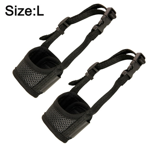 Dog mouthpiece anti bite and chew with comfortable mesh soft fabric and adjustable shoulder strap Walmart