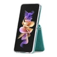thumbnail image 2 of Allytechgroup Wallet Phone Case for Samsung Galaxy Z Flip 6, Premium PU Leather Cards Holder Zipper Pocket Slim Fit Shoulder Strap Shockproof Cases for Girls Women, Green, 2 of 14