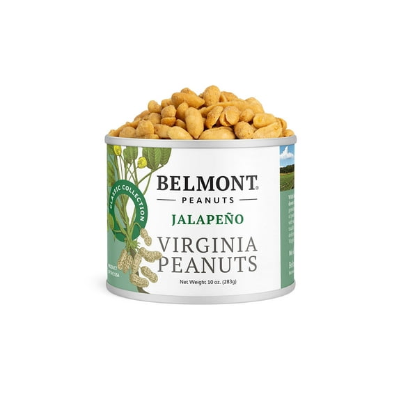 Belmont Peanuts Jalapeno Virginia Peanuts, 10 oz