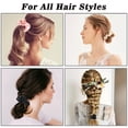 thumbnail image 4 of Torubia Satin Scrunchies, Softer than Silk, Hair Scrunchies for Frizz Prevention, Satin Hair Ties for Breakage Prevention and Gentle Style Preservation, Sleep and Night Scrunchie, 5 Pack, Black, 4 of 8