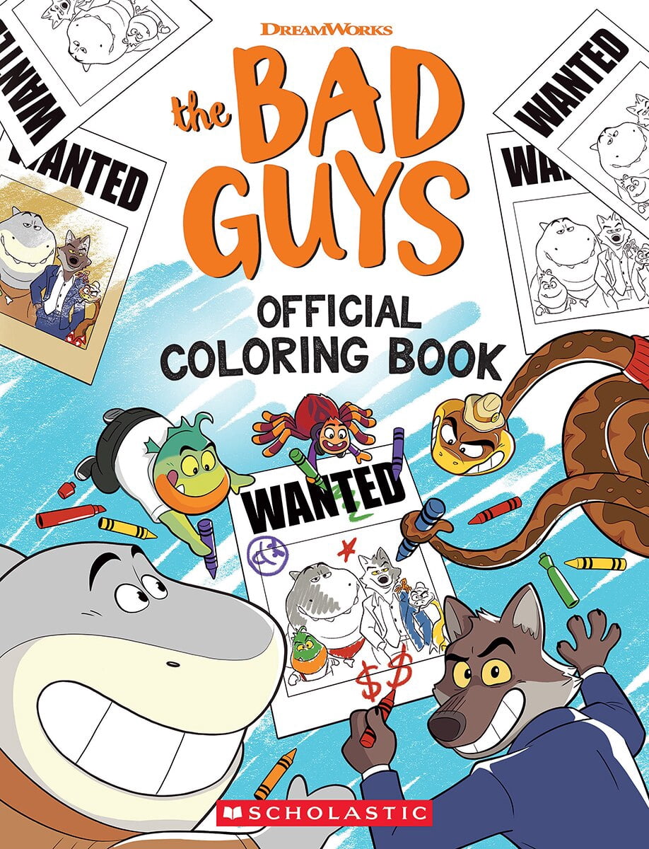 New and Trending: Bad Guys Media Coloring Book By Aaron Blabey - Walmart.ca