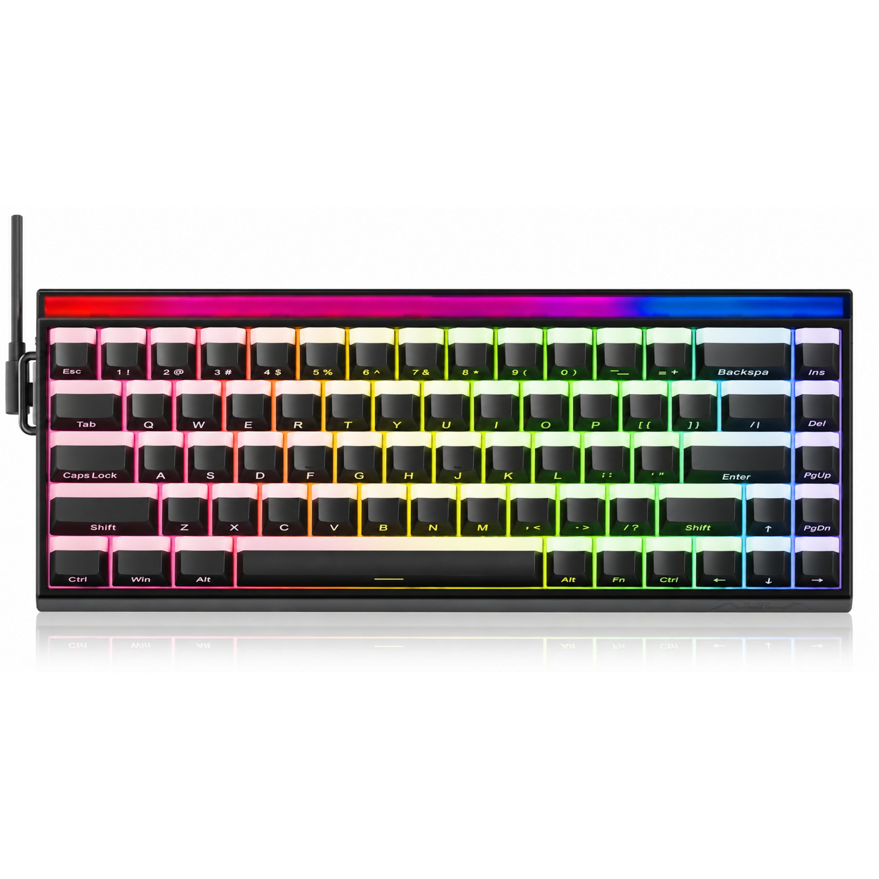 AULA Hero68 HE 60-Key Wired Hall Effect Gaming Keyboard, Magnetic Switch, RGB, Rapid Trigger and Response, Adjustable Actuation