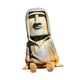 thumbnail image 5 of Adorno de Pascua, estatua de colección de regalos, escultura de hierro, figura para oficina, gabinete, dormitorio, centro de mesa de inauguración de, 5 of 9