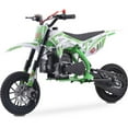 thumbnail image 4 of MotoTec Villain 52cc 2-Stroke Kids Gas Dirt Bike Green, 4 of 5