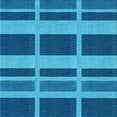 thumbnail image 1 of Ahgly Company Machine Washable Indoor Square Transitional Blue Area Rugs, 7' Square, 1 of 7