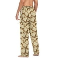 thumbnail image 6 of Bread Slices Men's Pajama Pants with Pocket Lounge Pants Pajama Sleep Pant Pj Comfortable, 6 of 7