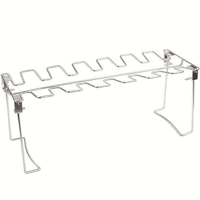 KAKOWELY Chicken Leg Wing Rack Stainless Steel Chicken Leg Rack Household Roast Stand Barbecue Tool,13.78X"X5.71"X4.72"