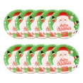 thumbnail image 4 of NSESSHome 10PCS Christmas Paper Plates and Napkins, Cute Cartoon Santa Christmas Disposable Dinnerware Set, Red Holiday Party Plate for Christmas Xmas New Year Party Decor, 4 of 7