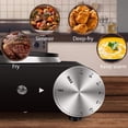 thumbnail image 5 of CUSIMAX - Placa eléctrica para cocina portátil de un solo quemador de hierro fundido de 1500 W, calentador en cuestión de segundos, control de temperatura ajustable, patas de goma antideslizantes de, 5 of 5