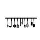 thumbnail image 2 of Gwong Decoración hogareña Cocina Ware Utensilio Utensilio EggBeater Fork Etiqueta de pared Calcomanía Decoración de la casa Gwong 21011632, 2 of 7