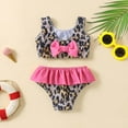 thumbnail image 5 of ibiyuan Kids Bathing Suits Girls Two Piece Adjustable Straps Bathing Suit with Cover Up Skirt Rash Guard Tankini for Girls Swim Shorts Ruched Color Block Modest Swimwear,4-5 Years, 5 of 8