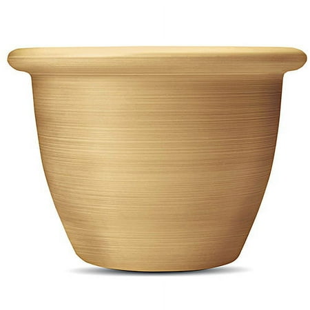 Sevilla 12" Round Planter, Tuscan Sand