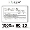 thumbnail image 4 of Hallusa Natural Olive Leaf Extract 1000mg, 60 Capsules. Heart Health & Immune Support Supplement, 6% Oleuropein, Fatigue, Antioxidant & Digestive Support, 4 of 10