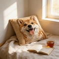 thumbnail image 4 of Pillowcase Cute Pet Imitation Embroidery Pillow Cover Cute Dogs Pillowcase Bedroom Home Sofa Decoration Cushion, 4 of 6