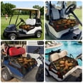 thumbnail image 6 of Golf Cart Seat Covers for 2 Seater,Christmas Soft Microfiber Cart Seat Towel Blanket,Pine Branch Red Golden Christmas Balls Absorbent Breathable Non Slip Bench Seats Protector for Golf Course 51"x31", 6 of 9