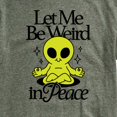 thumbnail image 3 of Instant Message - Alien Let Me Be Weird - Men's Short Sleeve Graphic T-shirt, 3 of 6