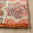 thumbnail image 4 of SAFAVIEH Aspen Christabella Geometric Floral Wool Runner Rug, Pink/Orange, 2'3" x 7', 4 of 6