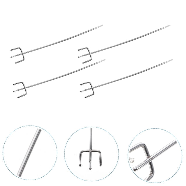 RUNROTOO 40Pcs Iron Hook Attachment for Wire Shelving in Dining Room