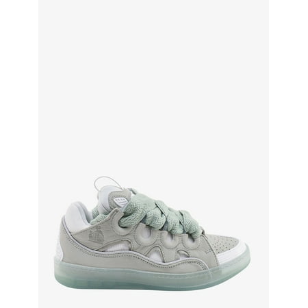 

WOMAN Leather and nylon sneakers