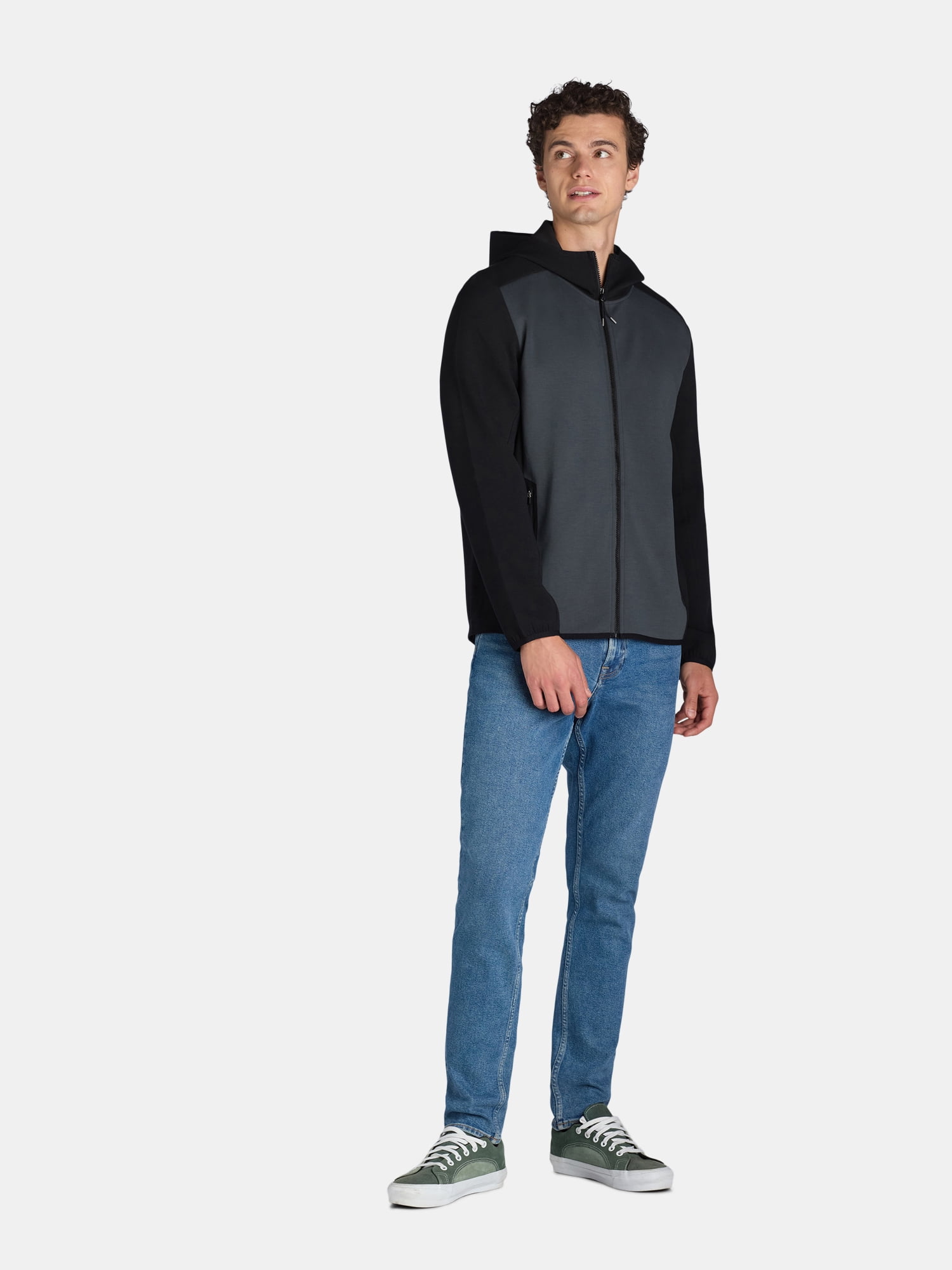 Athletic Works Men's Fusion Knit Jacket, Sizes S-3XL