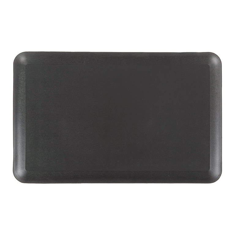 Matty Anti-Fatigue Kitchen Mat Symple Stuff Color: Black, Mat Size: 17 W x 79 L