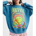thumbnail image 1 of Nirvana Band Printed Hoodie Colorful Versatile Sweater Top Women, 1 of 1