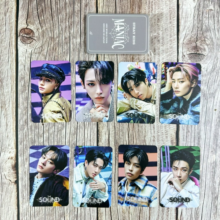 8pcs/set Kpop Idol Lomo Cards Stray Kids MANIAC Photocards Photo