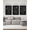 thumbnail image 3 of Drsoum Black White Flower Wall Art 24x36in3pcs Black Framed Vintage Minimalist Floral Wall Hanging Decor Bohemain Botanical Prints Artwork for Bedroom Living Room Hallway, 3 of 8
