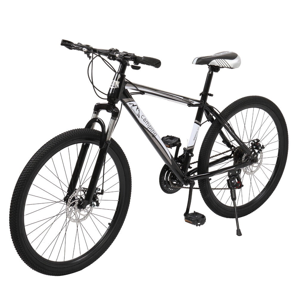 SALE CLEARANCE Carbon Steel 26-Inch 21-Speed Olympic Mountain Bike Black White Men Large MTB US