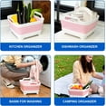 thumbnail image 6 of Collapsible Dish Basin, 2.4 Gallon Foldable Kitchen Sink with Drain Plug for Space-Saving Dish Washing, Vegetable & Baby Bottle Cleaning, 6 of 9