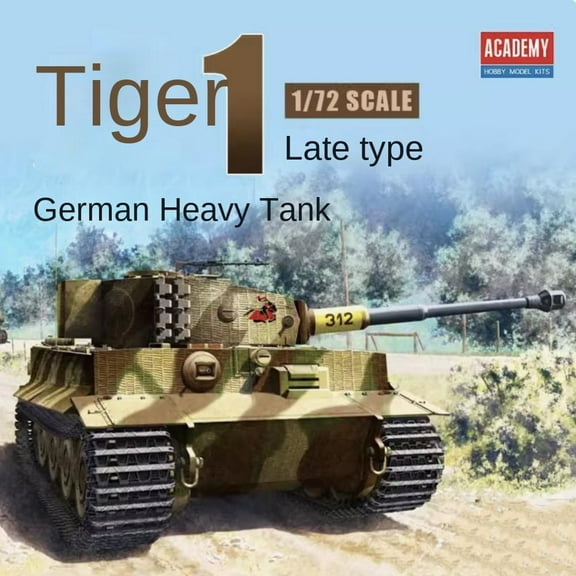 Academy AC13431 1/72 Scale Tiger-Ⅰ Ver. Late Model Kit