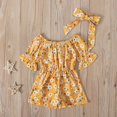 thumbnail image 2 of Toddler Girls Rompers Two Bow Set Pieces Small Suit Tie Baby Girl Sleep Gown,siz, 2 of 3