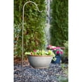 thumbnail image 2 of Southern Patio 12" Westlake Hanging Planter Basket, Rustic Galvanized, 2 of 4