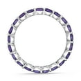 thumbnail image 3 of 925 Sterling Silver Ring With Round Shaped Purple Amethyst Jewelry Gift For Her, 3 of 6