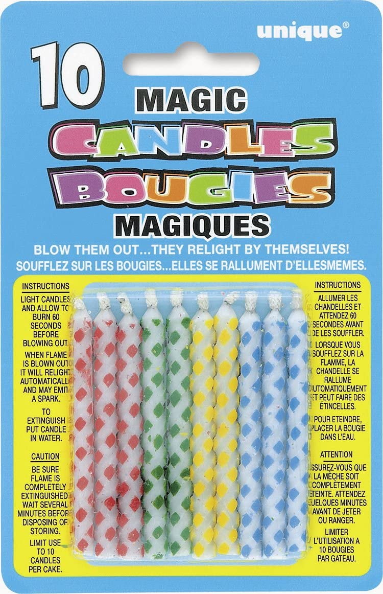 Trick Birthday Candles Walmart Wilton Trick Sparkler Candles 10 Ct