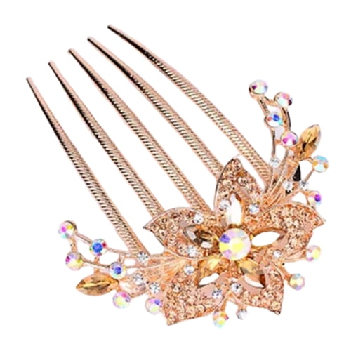 Women Hair Comb, Fashion Elegant Casual Shiny Crystal  display picture 1