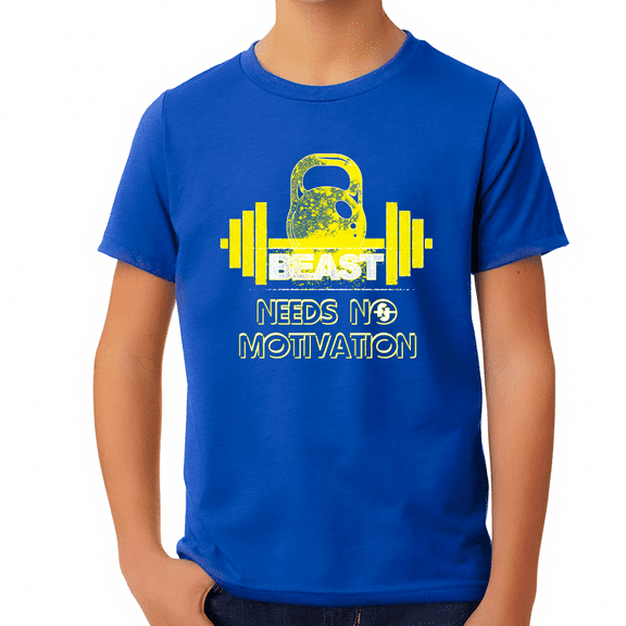 Graphic Tees for BOYS YOUTH - Beast Graphic Shirts for KIDS - Cool BOYS Vintage Casual Shirts