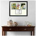 thumbnail image 2 of ArtToFrames Collage Photo Picture Frame with 4 - 5x7" Openings, Framed in Black with Brilliant White and Black Mats (CDM-3926-149), 2 of 8